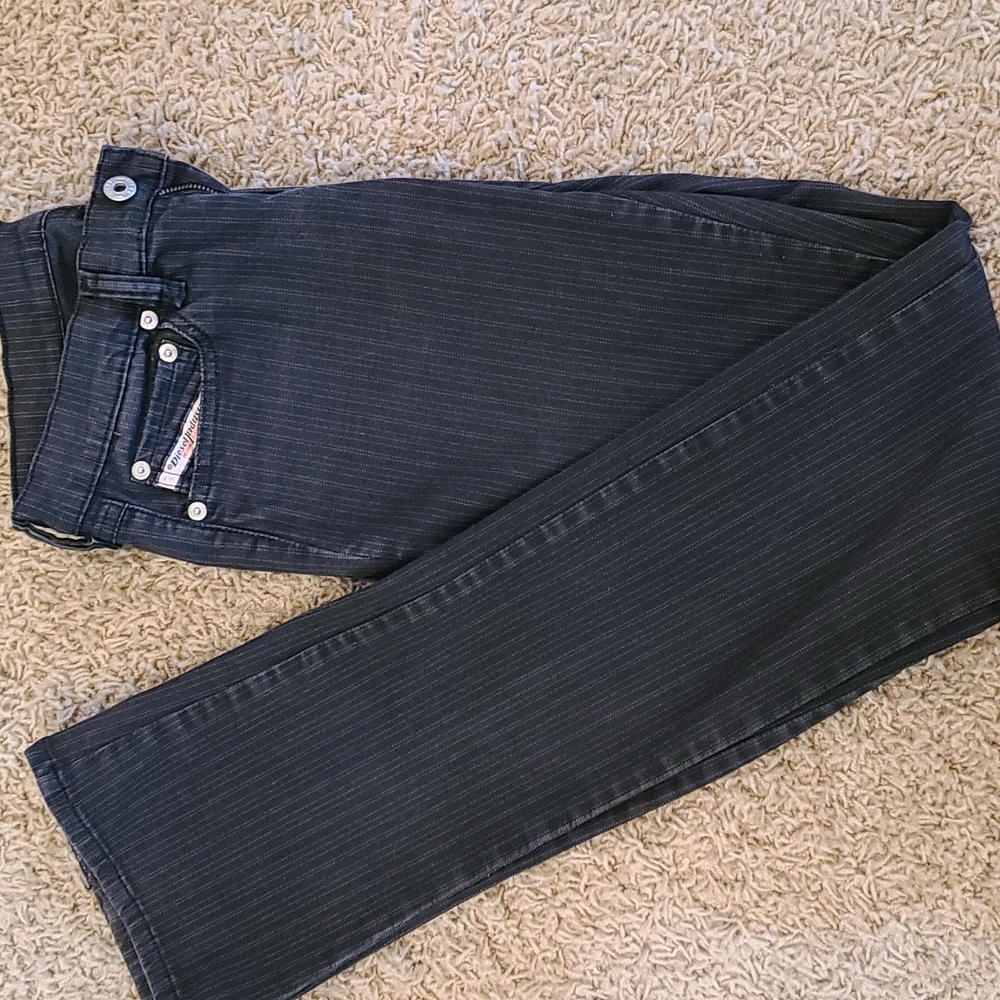 Diesel Pin-striped Pants/Jeans